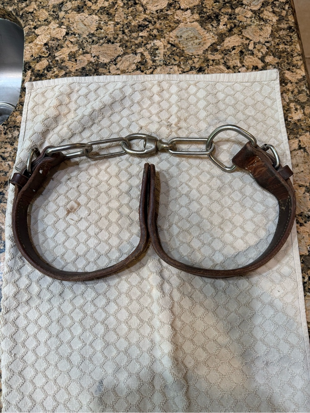Equestrian HOBBLES Brown Leather Pair horse size